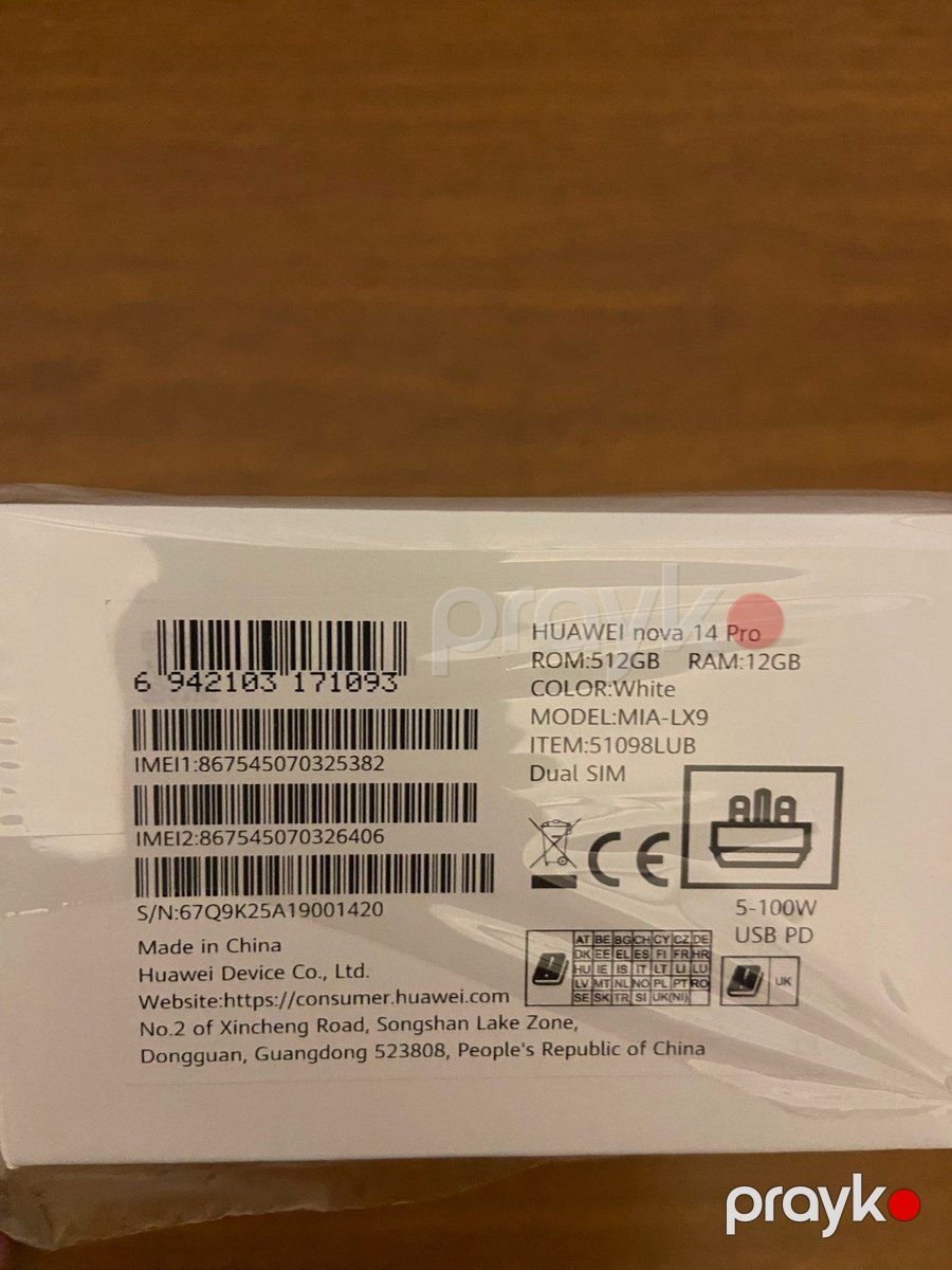 Huawei Nova 14 Pro White 512GB/12GB — Smartfonlar, Bakı (3)