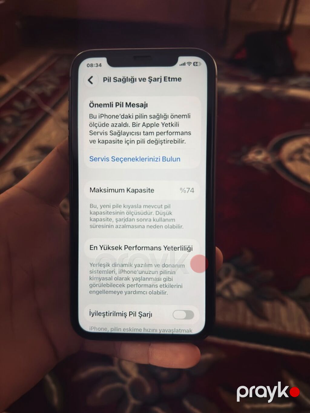 IPhone 11, Qara, Qırıq — Apple iPhone, Bakı (8)