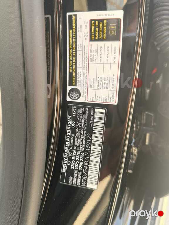 Mercedes E 300, 2.0 L, 2017 il, 122 000 km — Avtomobillər, Bakı (7)