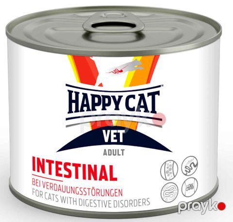 Yaş yem Happy Cat Vet Intestinal yetkin pişiklər üçün həzm pozuntuları zamanı 200 q - 4001967155716 — Bakı