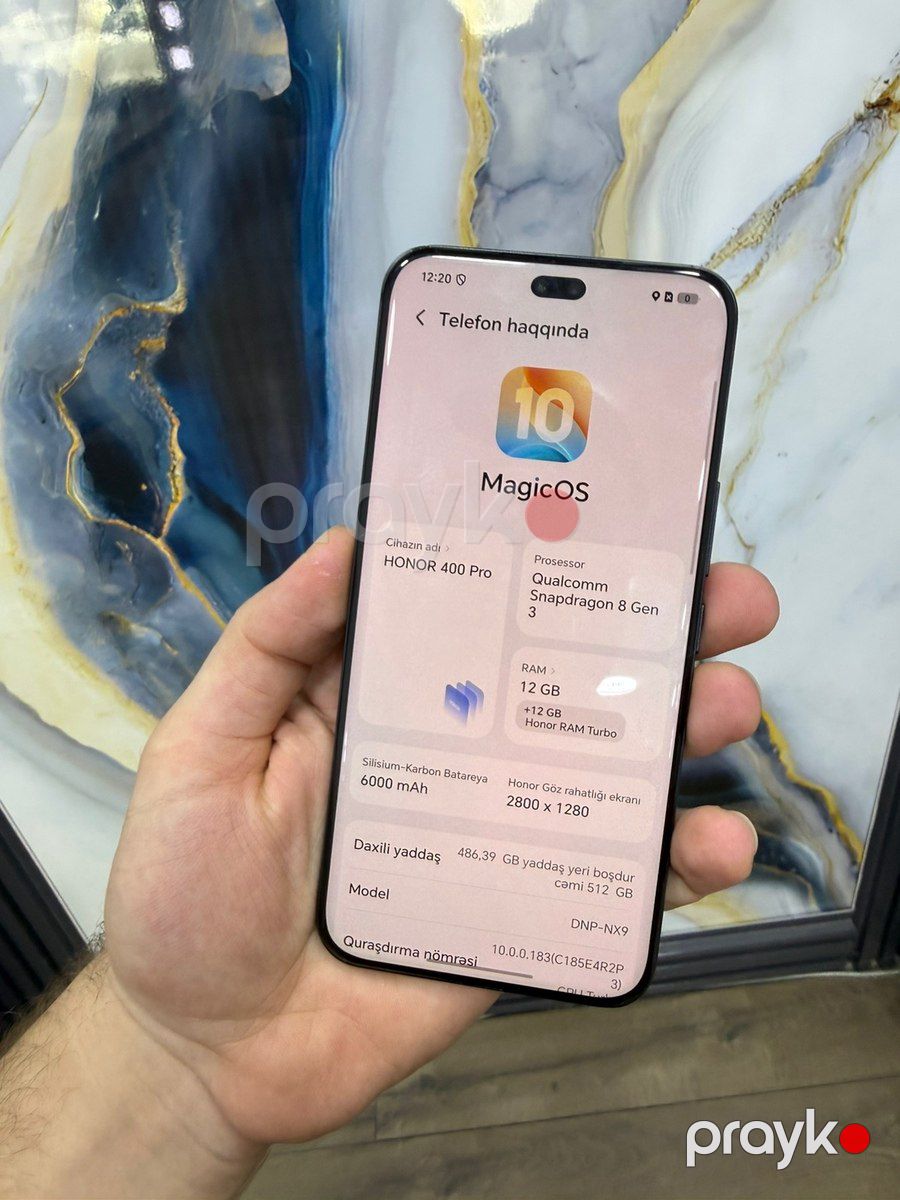 Honor 400 Pro Midnight Black 512GB/12GB — Smartfonlar, Bakı (4)