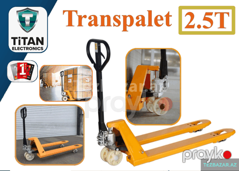 Transpalet White Nylon wheels — Bakı