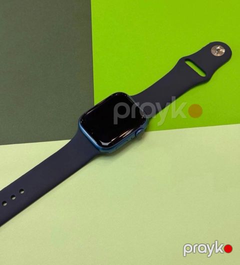 Apple Watch Series 7 Aluminum Blue 45mm — Bakı