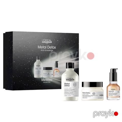 Qulluğ üçün kosmetika dəsti L'Oréal Professionnel Metal Detox şampun və maska - 3474637324698 — Bakı