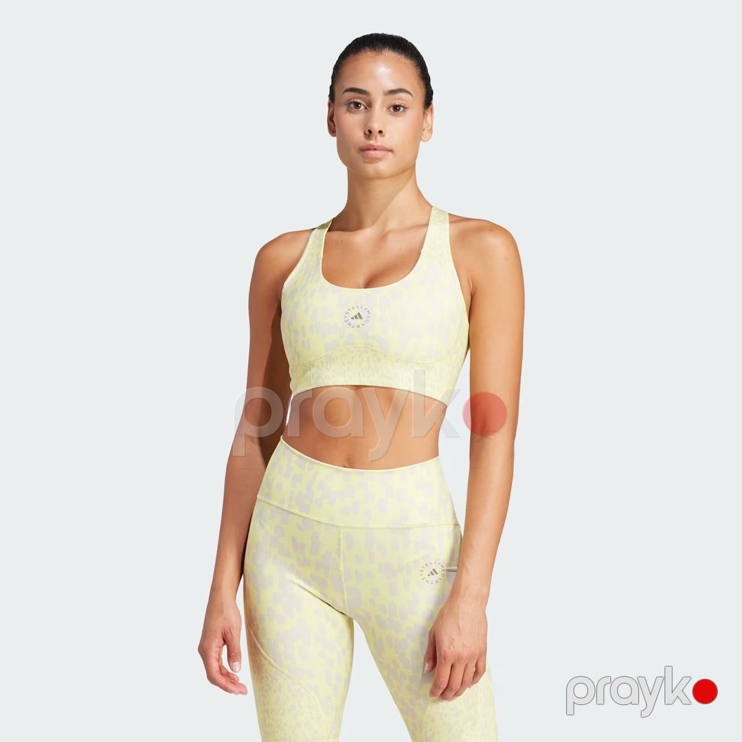 Qadınlar üçün idman topu Adidas aSMC TPR PI BRA IN3604, sarı, polyester/elastan, ölçü XS — Mallar, Bakı (2)