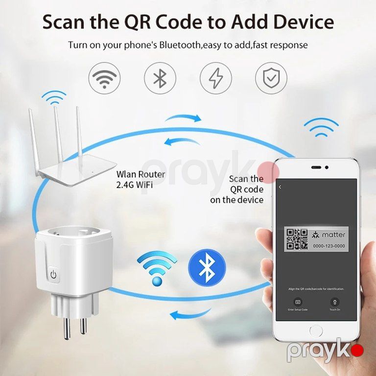 Ağıllı Wi-Fi Priz (Tuya) — Ağıllı ev və təhlükəsizlik, Bakı (4)