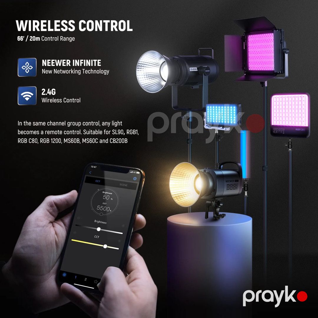 Neewer CB60B Video və foto çəkilişlər üçün studiya işığı — Foto və video texnikası, Bakı (4)