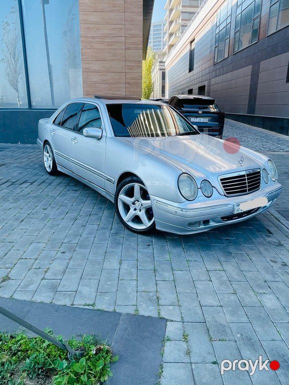 Mercedes E 320, 3.2 L, 2000 il, 485 000 km — Avtomobillər, Bakı (7)