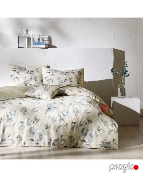 Yataq dəsti TAC Reborn Naia Mavi, yorğan üzü 200x220 sm, mələfə 240x260 sm, 2 əd yastıq üzü 50x70 sm, ranfors, pambıq, ikinəfərlik, mavi - 8682475124140 — Bakı