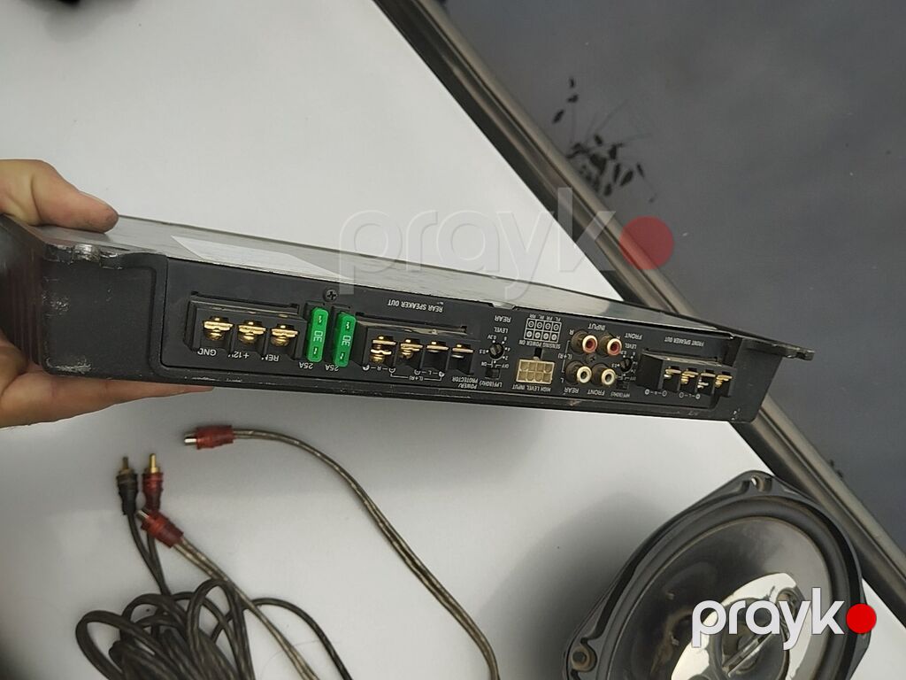 Avtomobil audio dəstı - Gücləndirici: Sony Xplod (600W qeyd olunub) — Avtomobil akustikası, Xaçmaz (5)