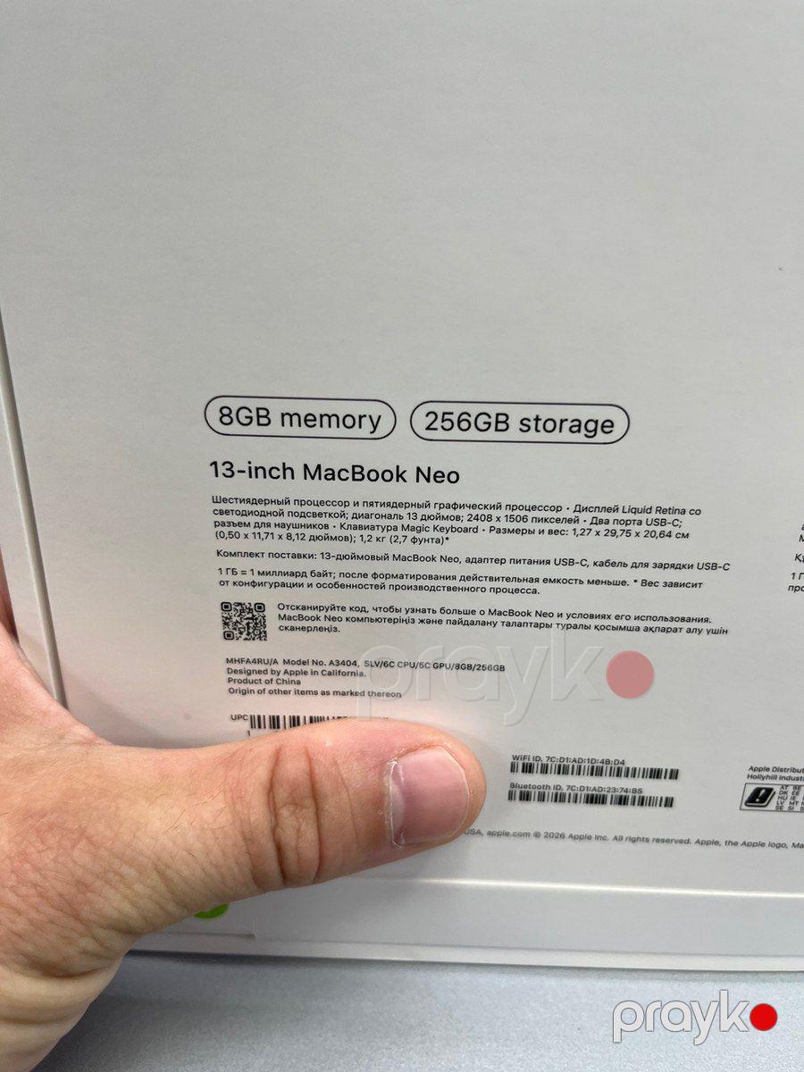 MacBook Neo 8/512GB Silver Ru — Noutbuklar, Bakı (2)
