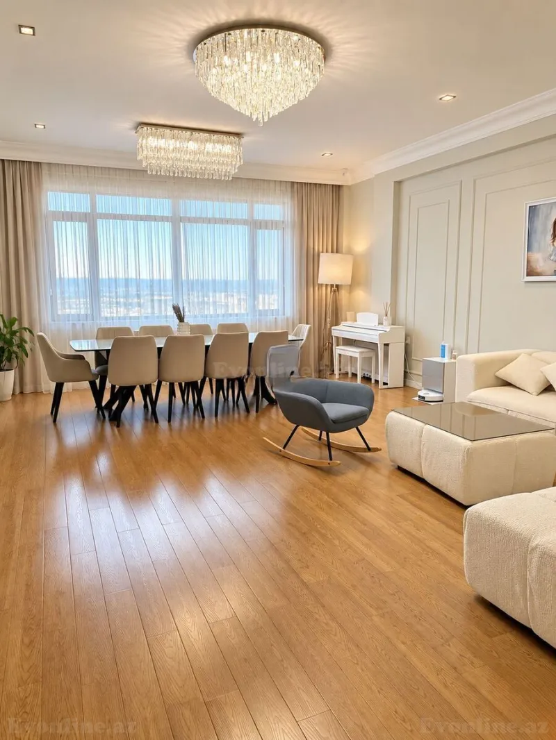 Satılır 3 otaqlı Mənzil Yeni tikili 170 m² Bakı, Nərimanov r., Koroğlu m — Mənzil, Bakı (5)