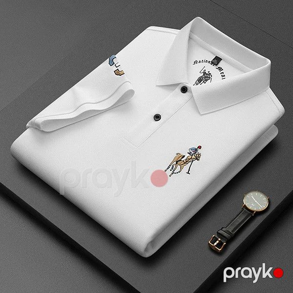 Kişilər üçün polo 57-1061, ağ, pambıq, ölçü 3XL — Mallar, Bakı (2)