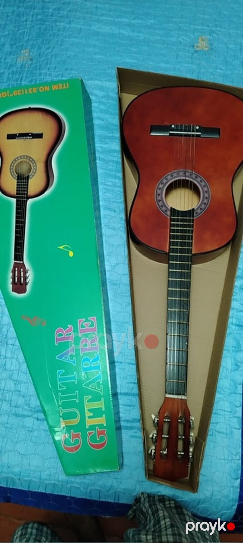 70 Azn alınıb istifadə olumayın tər təmiz Klassik akustik gitara — Gitarlar və digər simli alətlər, Bakı (3)
