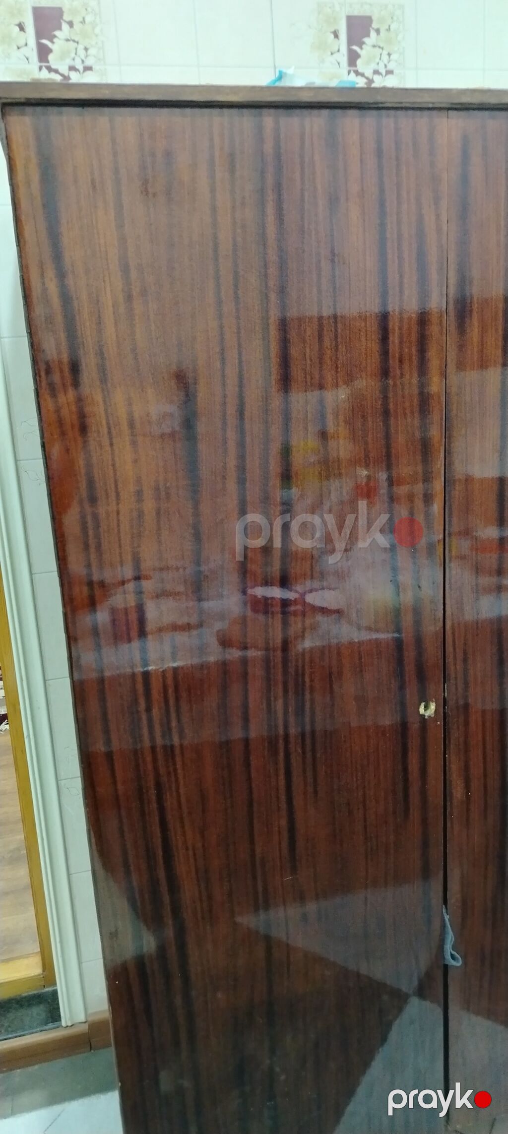 İşlənmiş, 2 qapılı, Qəhvəyi, Taxta, Açılan, Düz dolab — Şkaflar, Masazır (2)