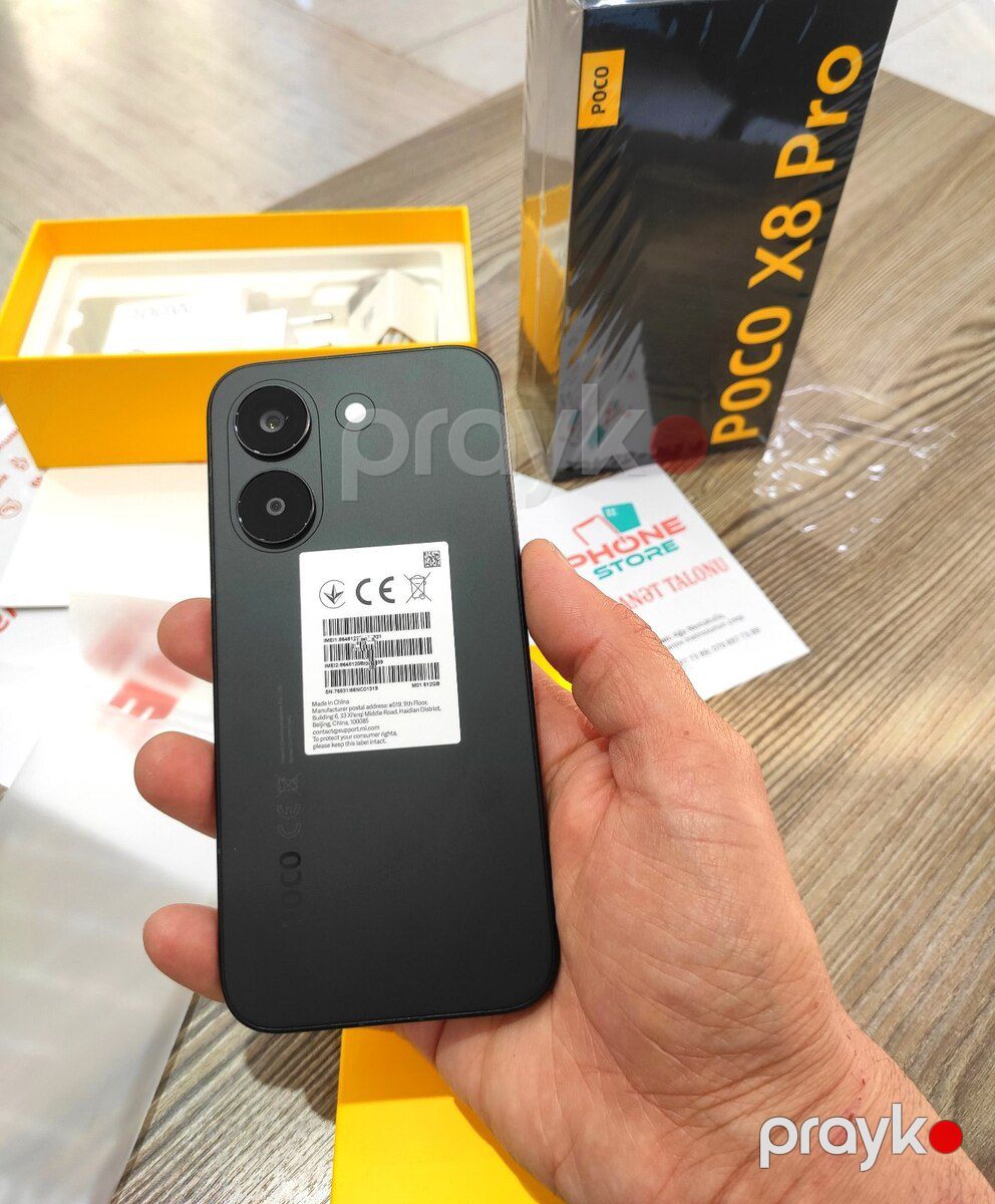 Xiaomi Poco X8 Pro Black 512GB/12GB — Smartfonlar, Bakı (2)