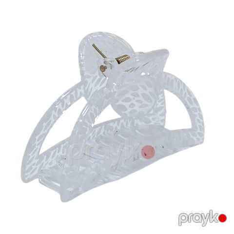 Saç üçün sıxac 7643_5, ağ, 9sm — Bakı