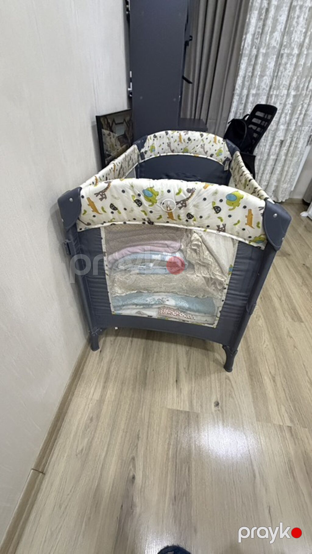 İdeal Veziyyetde Uşaq üçün qatlanan yataq (playpen/oyun çarpayısı) — Manequinlər, Masazır (3)