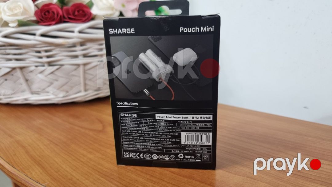 Sharge Mini 10000 Mah Powerbank — Smartfonlar, Bakı (5)