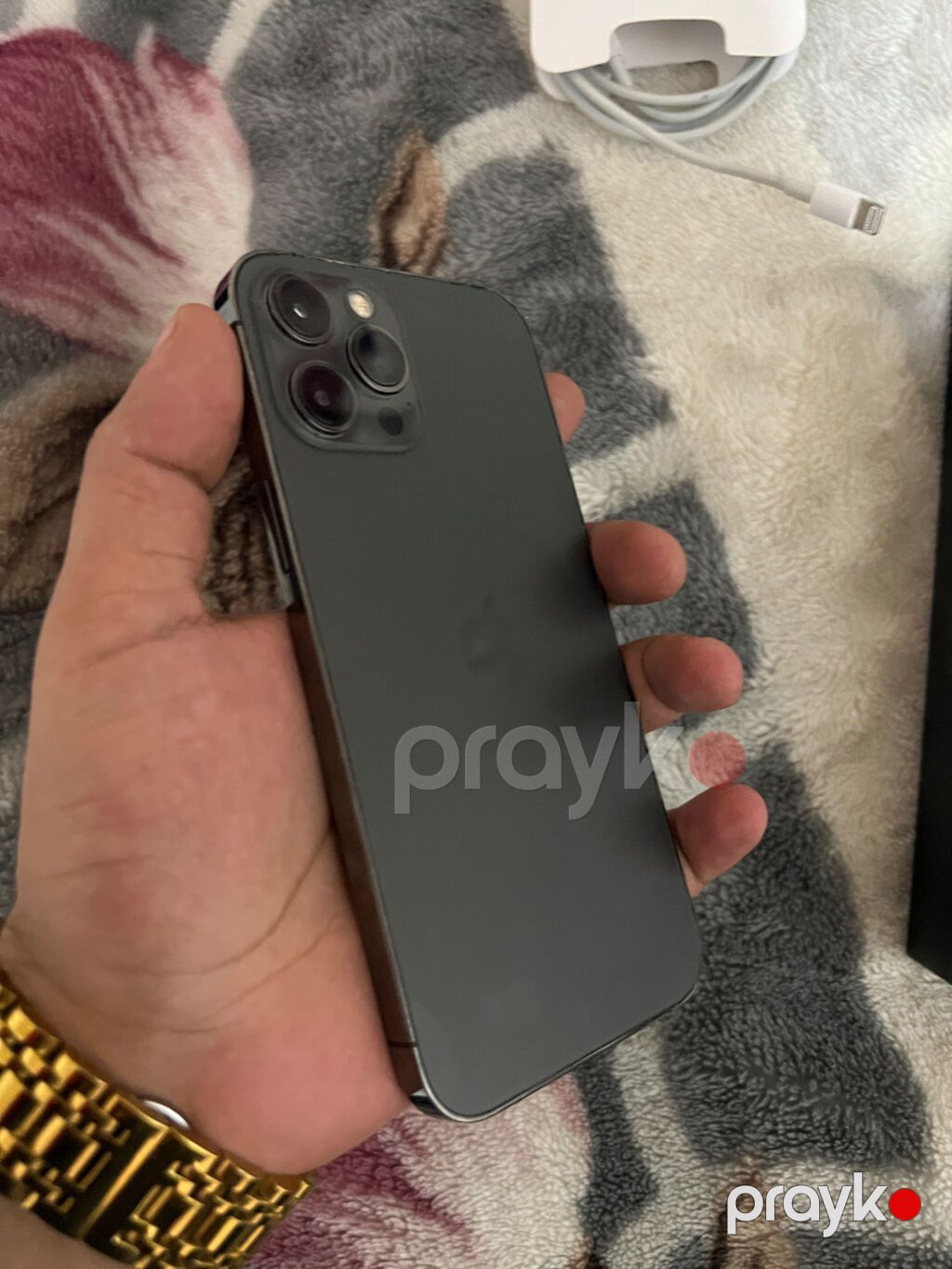IPhone 12 Pro Max, 128 GB, Blue Titanium, Face ID — Apple iPhone, Bakı (4)