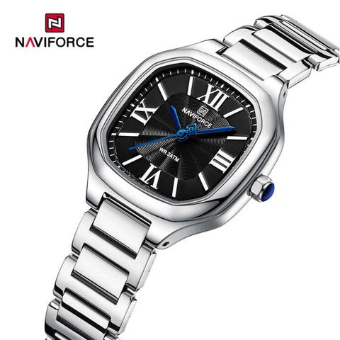 Qol saatı qadınlar üçün Naviforce NF5042 Silver/Black — Bakı