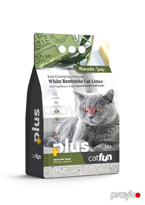 Topalaşan doldurucu pişiklər üçün CatFun Plus Marsel sabunu ətri ilə 10 l - 8683655071582 — Bakı