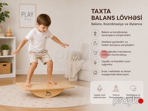 Balans lövhəsi, taxta — Bakı