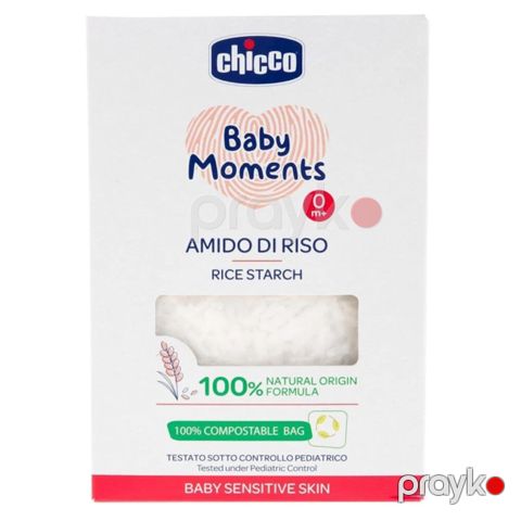 Düyü nişastası Chicco Baby Moments həssas dəri üçün,250 q — Bakı