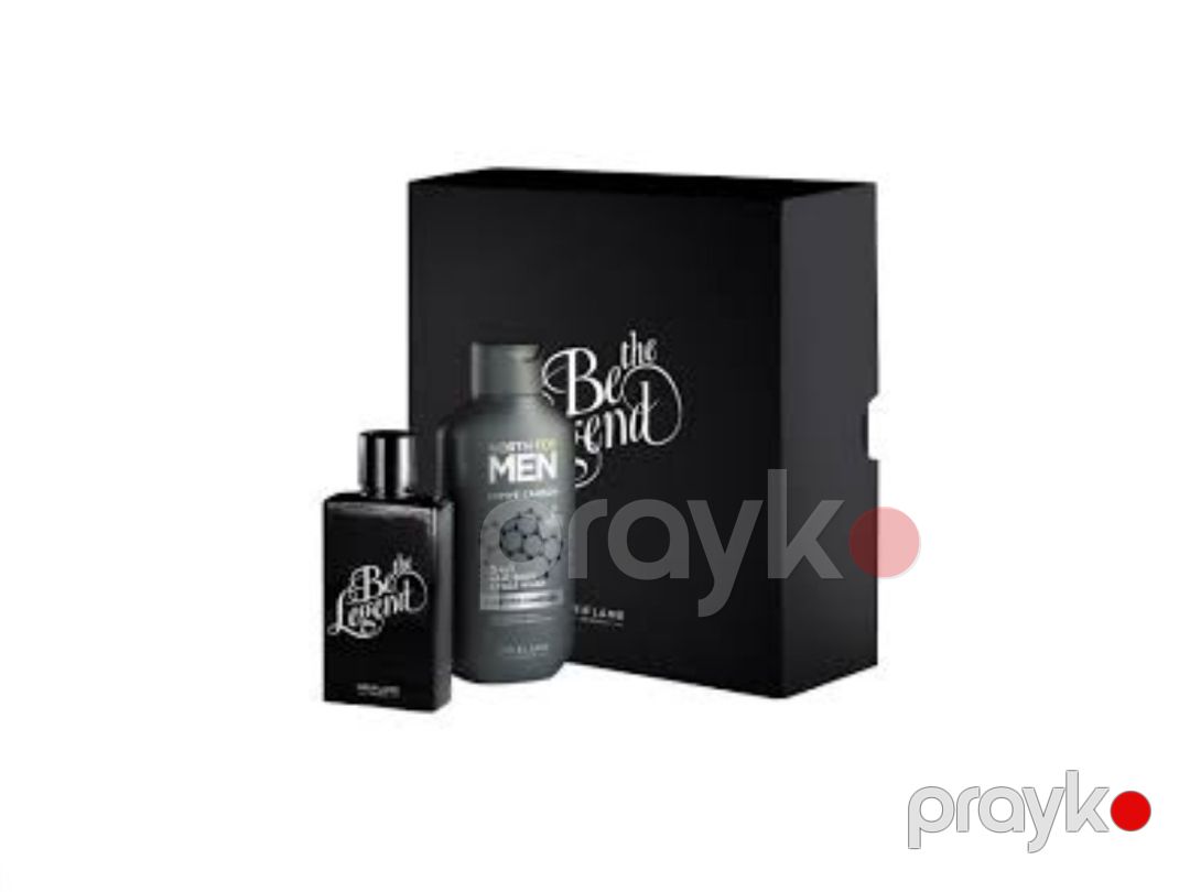 Oriflame kişilər üçün ətir dəsti (North for Men şampun-duş geli 250 ml + Be The Legend tualet suyu 75 ml) — Mallar, Bakı (2)