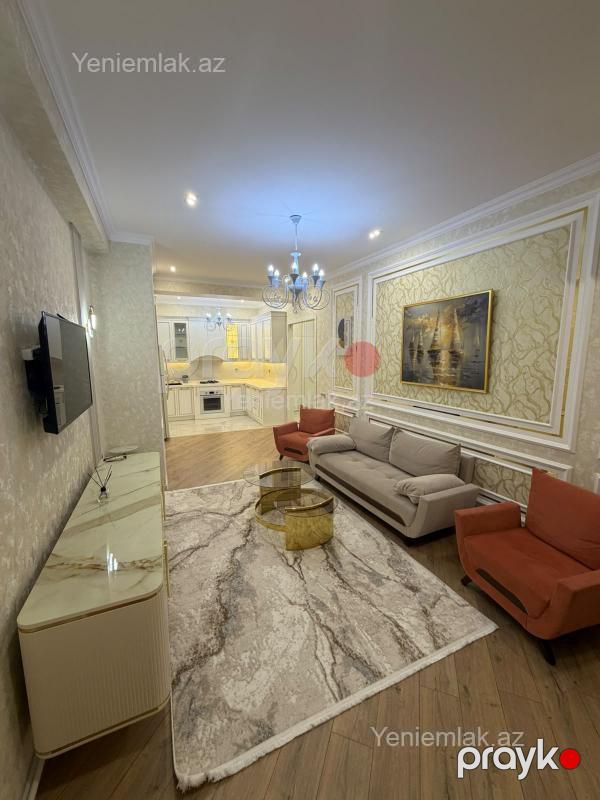 Kirayə 2 otaqlı Bina evi menzil (Yeni tikili), 70 m², Nəsimi rayonu — Mənzil, Bakı (4)