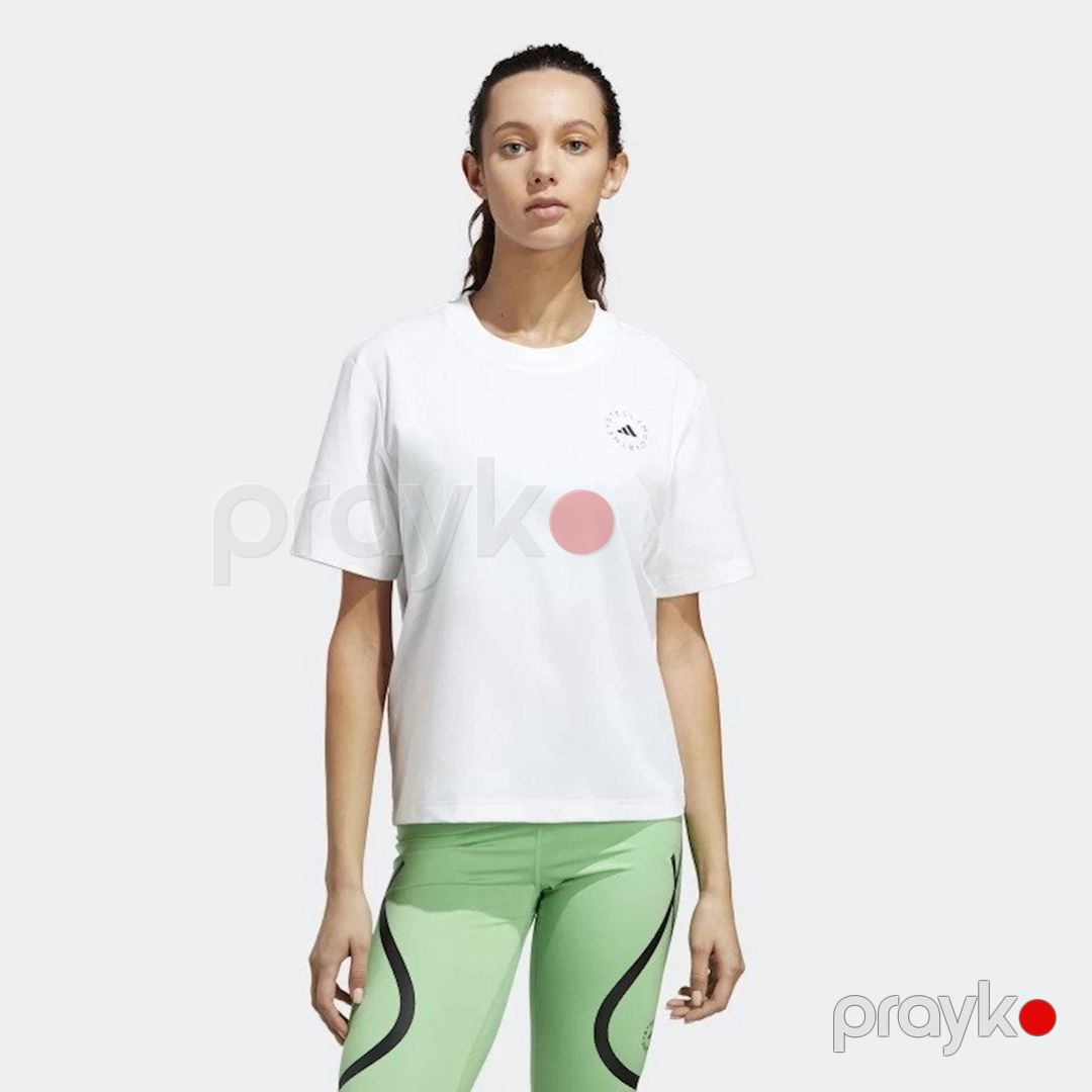 Qadınlar üçün futbolka Adidas HR9167, ağ, polyester/pambıq, ölçü XXS — Mallar, Bakı (2)