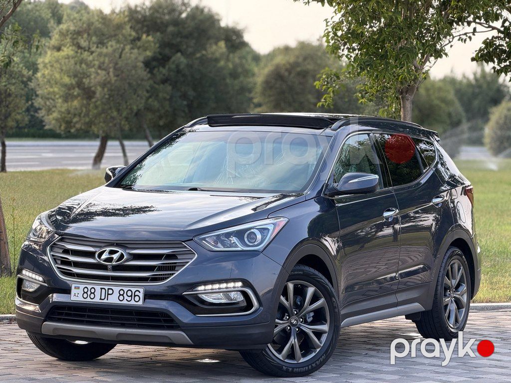 Hyundai Santa Fe, 2.0 L, 2017 il, 115 000 km — Avtomobillər, Bakı (3)