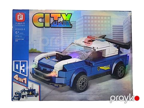 Blok konstruktor City Police Car FC3323-3 278 parça — Bakı