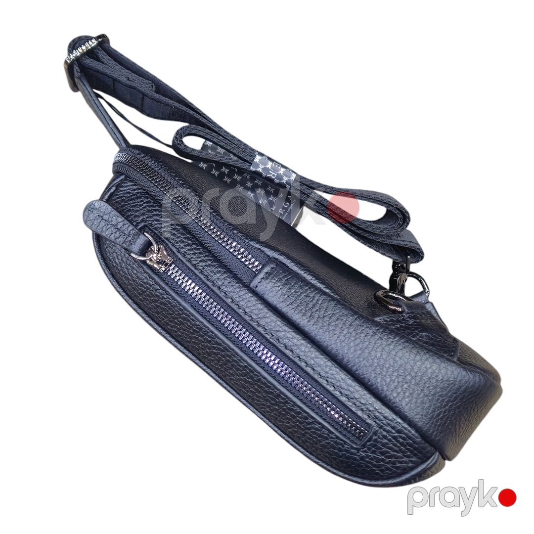 Kross-bodi çanta kişilər üçün Tergan 21511 qara — Mallar, Bakı (3)
