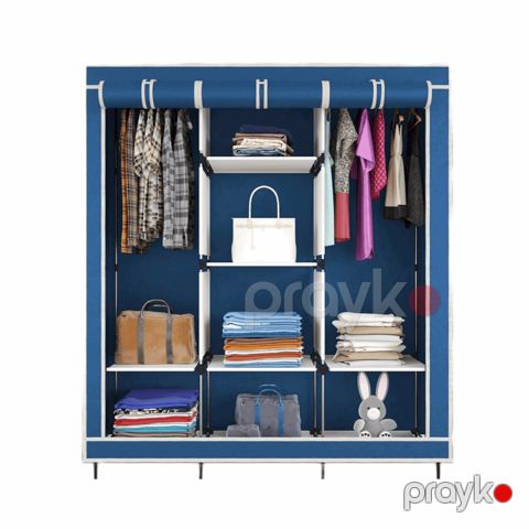 Portativ şkaf Storage Wardrobe 88130, mavi — Bakı