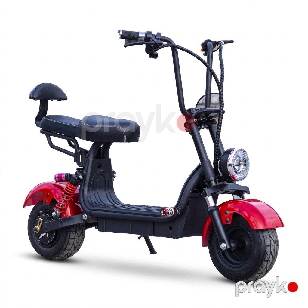 Elektrik motosiklet A3 48V12A/147-2, qırmızı — Mallar, Bakı (2)
