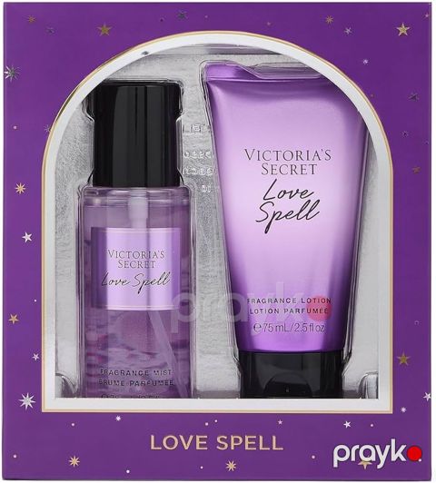 Dəst No Brand Love Spell (bədən üçün sprey 75 ml + bədən üçün losyon 75 ml) — Bakı