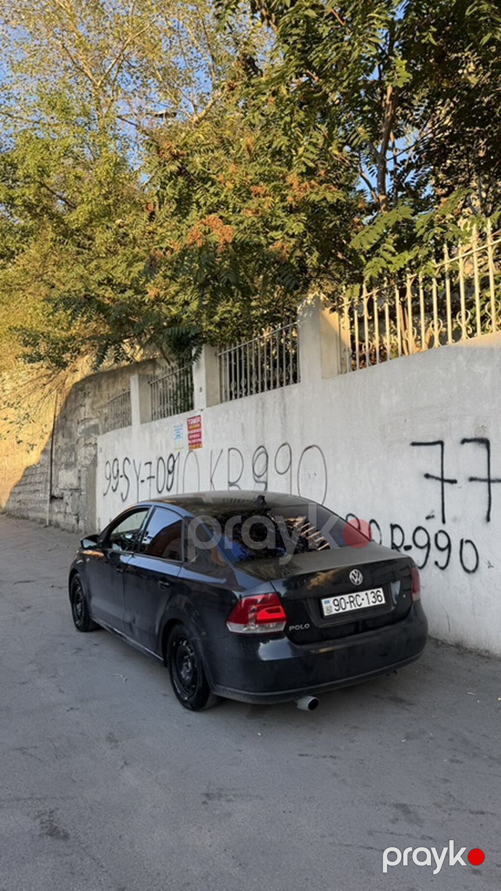 Volkswagen Polo sedan - Kuzov: 4 qapılı sedan, qara rəng - Mühərrik — Avtomobillər, Bakı (2)