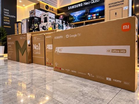 Televizor Xiaomi L55MB-AME Xıaomı L55MB-AME — 55” 4K Smart TV 120hz — Televisions