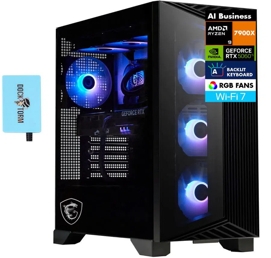 Masaüstü kompüter Ryzen 9 7900X, RTX Nvidia RTX 5060 Ti 8GB — Masaüstü kompüterlər, Bakı (2)