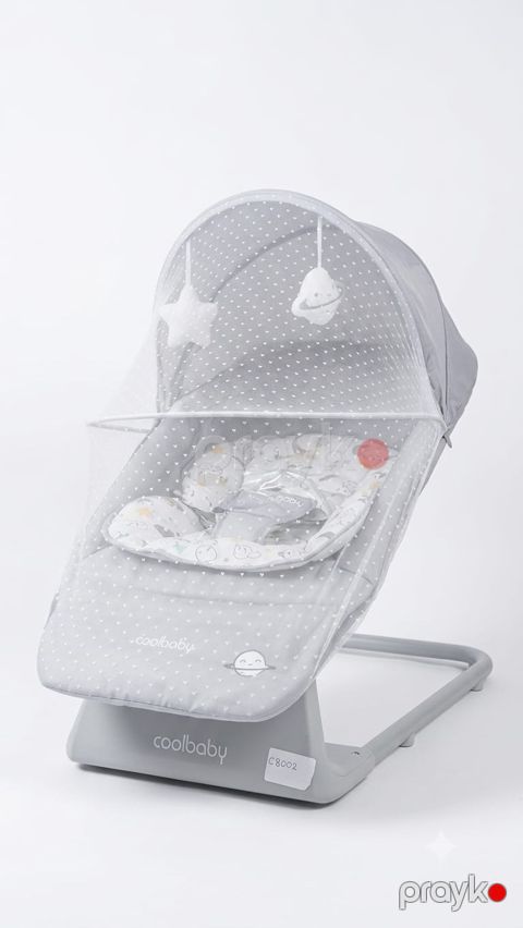 Yelləncək-kreslo Cool Baby 12 kq qədər 0-12 ay Boz — Bakı
