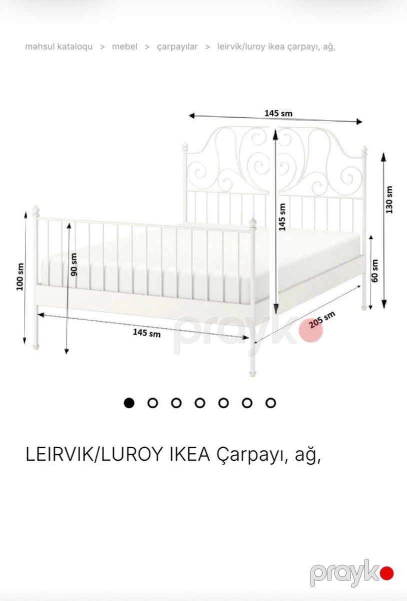 Çarpayı Ikea — Mebel, Bakı (4)