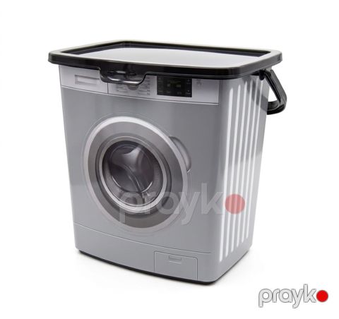 Yuyucu toz üçün saxlama qutusu NP17, plastik, boz, 6 l — Bakı
