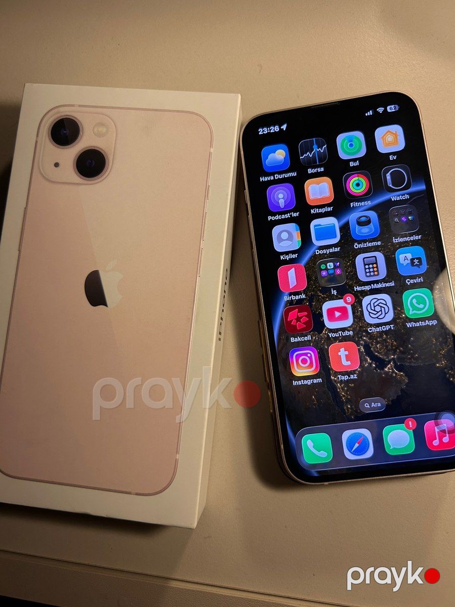 Apple iPhone 13 Pink 128GB/4GB — Smartfonlar, Bakı (2)