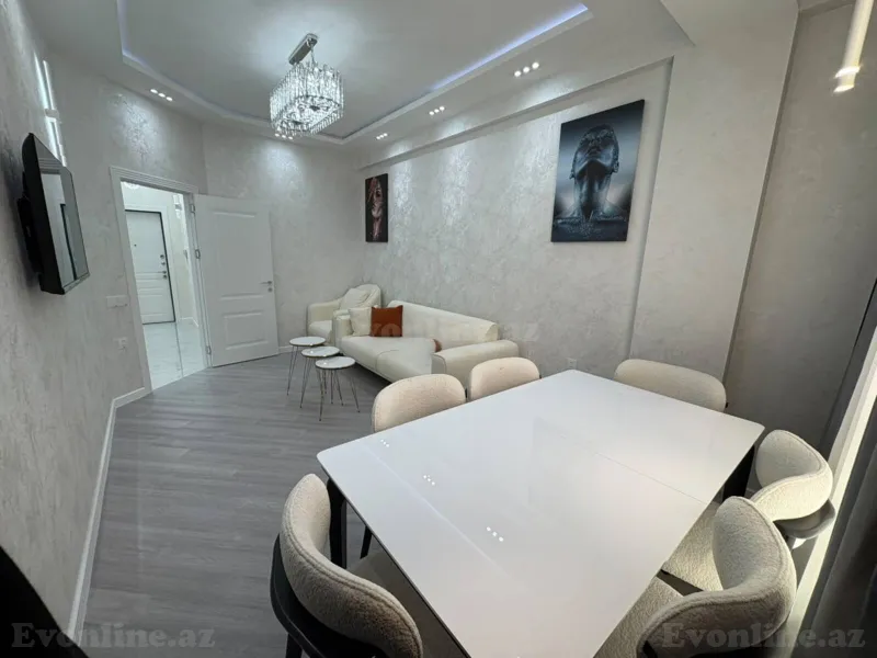 Kirayə verilir 2 otaqlı Mənzil Yeni tikili 55 m² Bakı, Binəqədi r., Dərnəgül m — Bakı