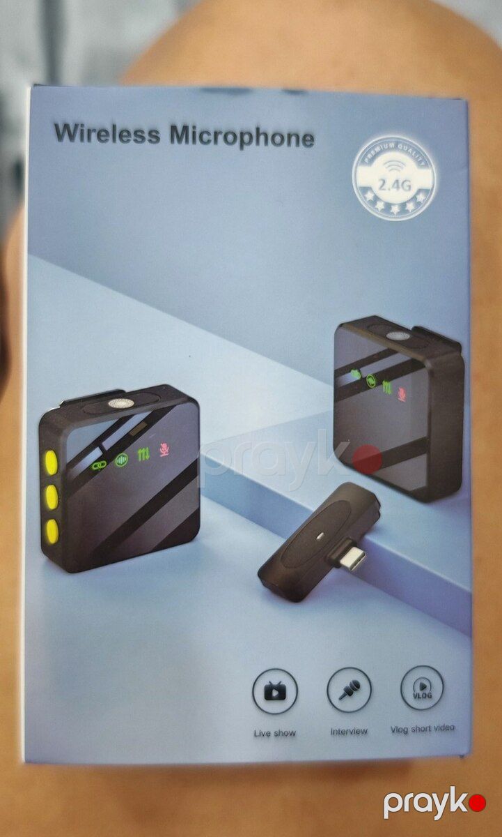 Беспроводной петличный микрофон для Apple iPPhone — Səs texnikası, Bakı (3)