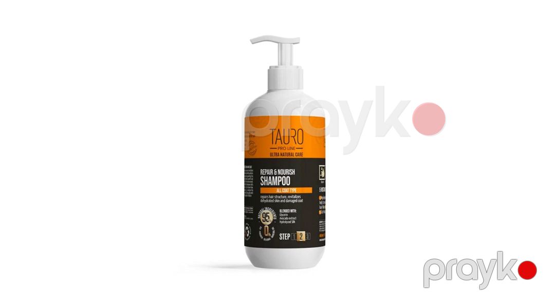 Şampun Tauro Pro Line Ultra Natural Care Repair and Nourish it və pişiklər üçün, 400 ml — Mallar, Bakı