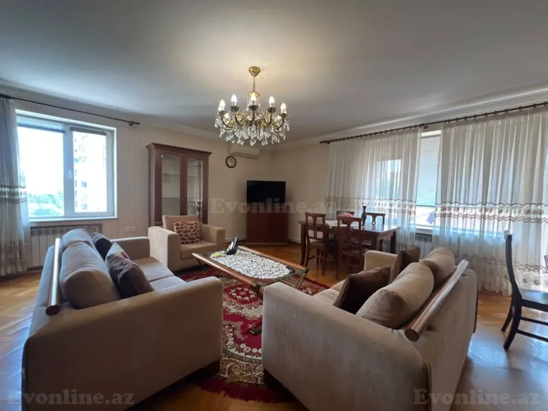 Kirayə verilir 4 otaqlı Mənzil Yeni tikili 120 m² Bakı, Yasamal r., Elmlər Akademiyası m — Mənzil, Bakı (3)