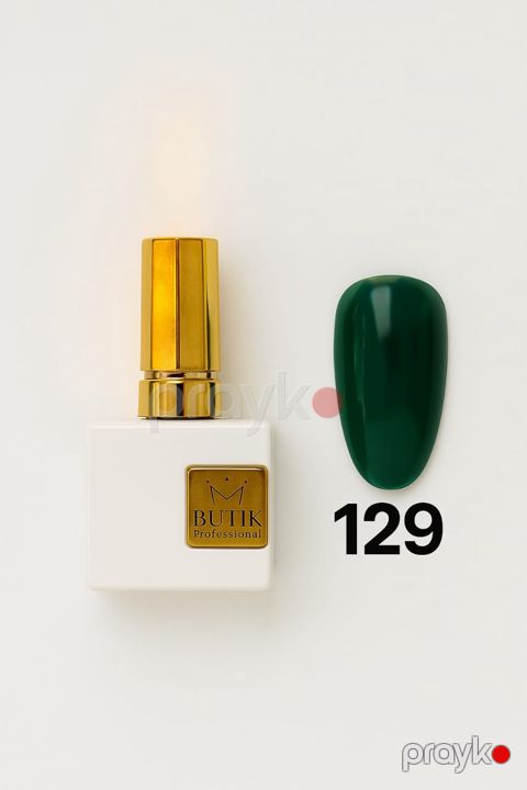 Dekorativ lak dırnaqlar üçün M Butik 129 Yaşıl — Bakı