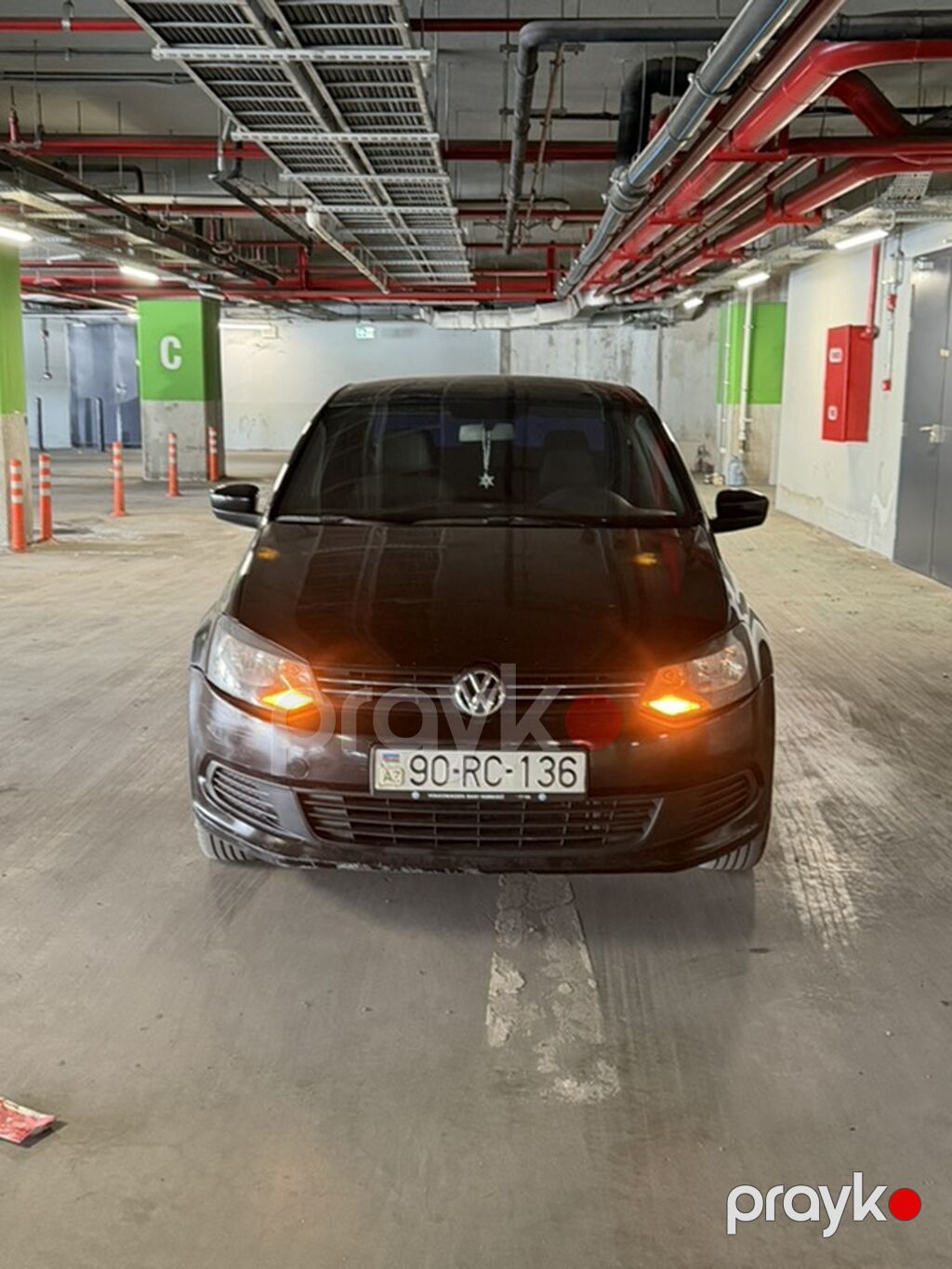 Volkswagen Polo sedan - Kuzov: 4 qapılı sedan, qara rəng - Mühərrik — Avtomobillər, Bakı (4)